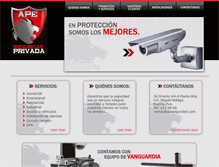 Tablet Screenshot of apeseguridad.com
